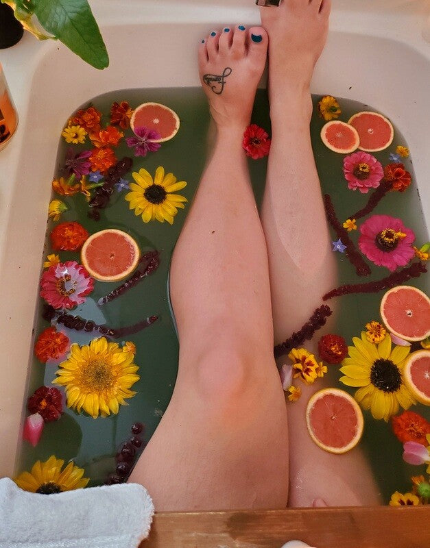 Rituel de bain botanique